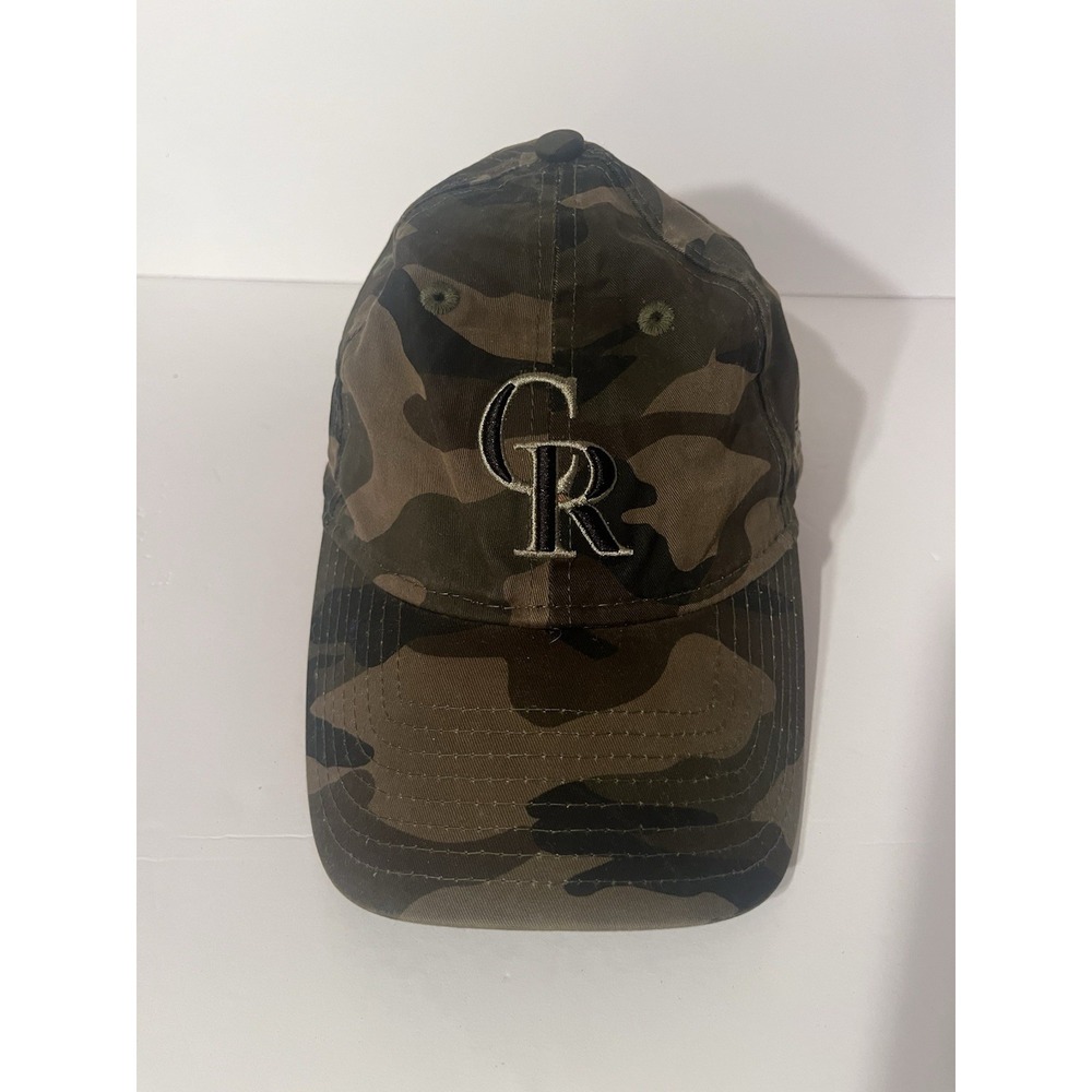 New Era Women's Colorado Rockies Camo 9TWENTY Adjustable Hat MLB Cap